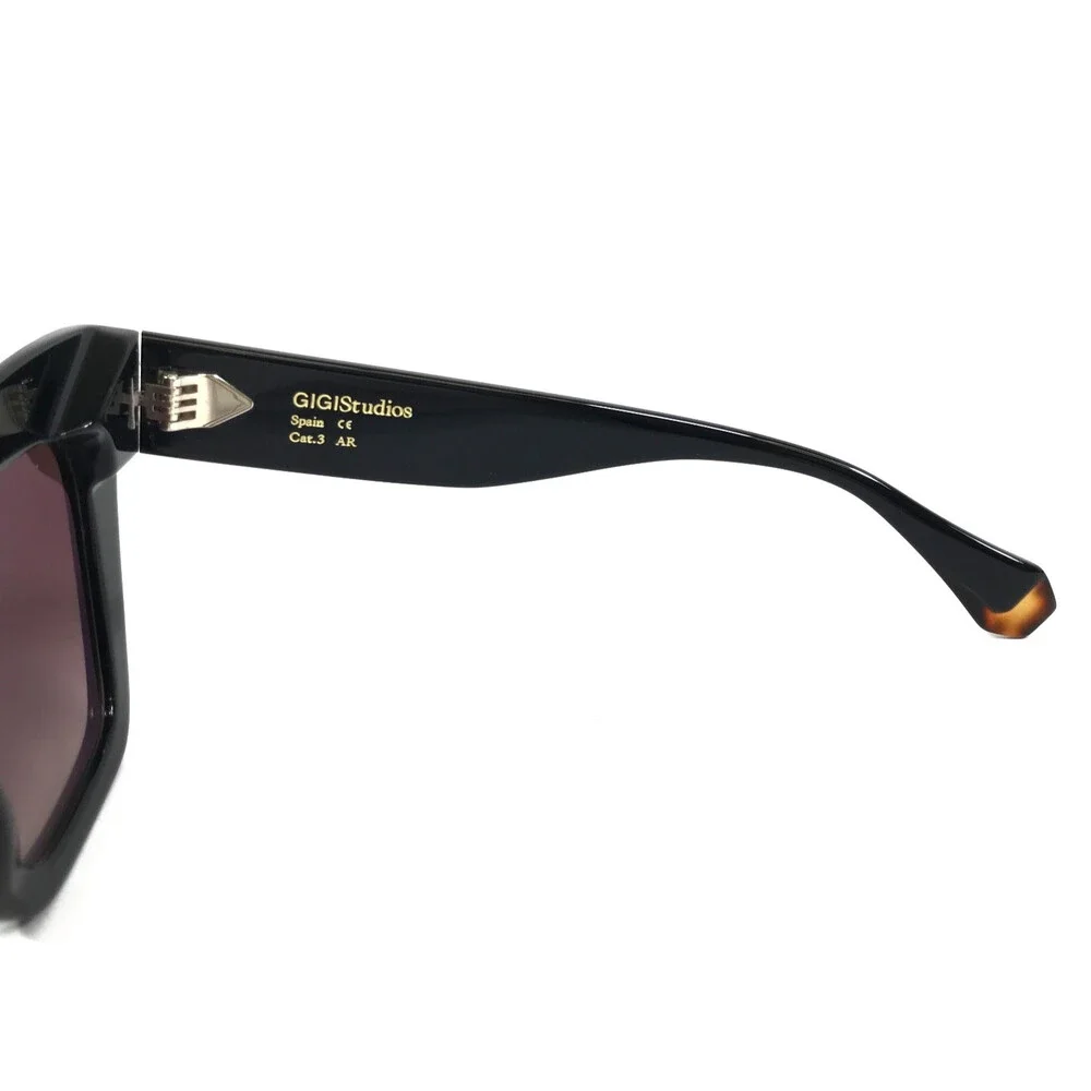 Gigi Studios Sunglasses GIOIA 6806/1 Black Butterfly Frames with Brown Gradient